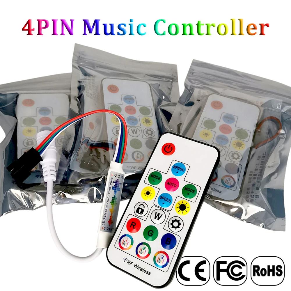  LED Ʈѷ ̴  358 , 5050 RGB  ּ  Ʈ Ʈ г, DC USB, 5V, 12V, 24V, 4 , 17 Ű